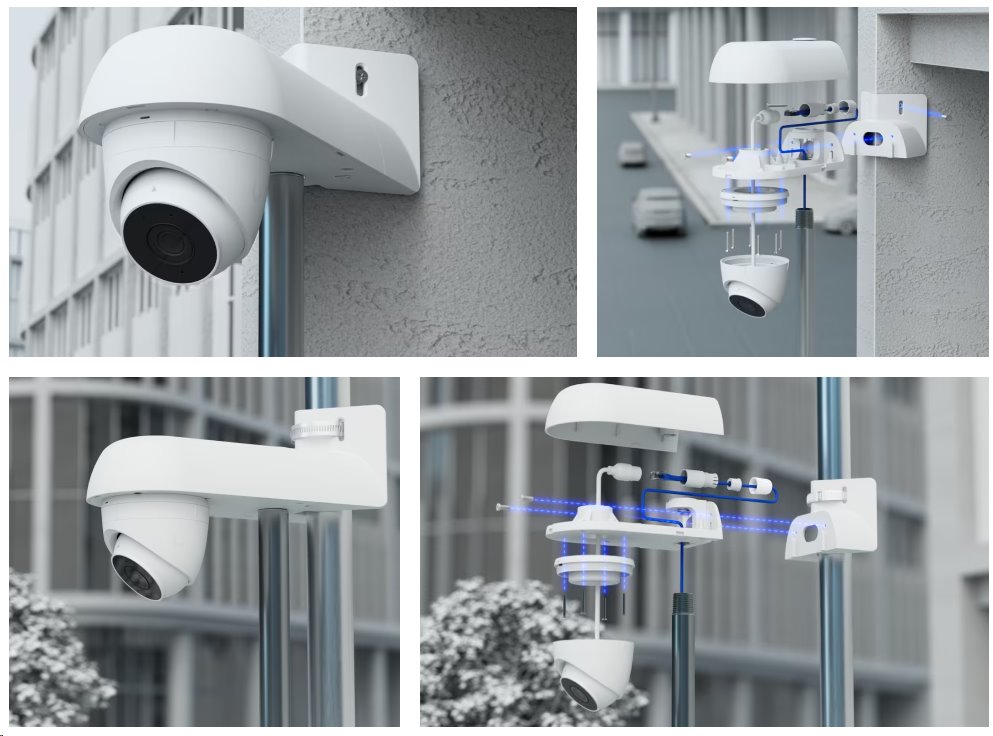 Ubiquiti držák Camera Arm Mount - odolná krabice proti neoprávněné manipulaci pro kamery Unifi Ultra, bílá