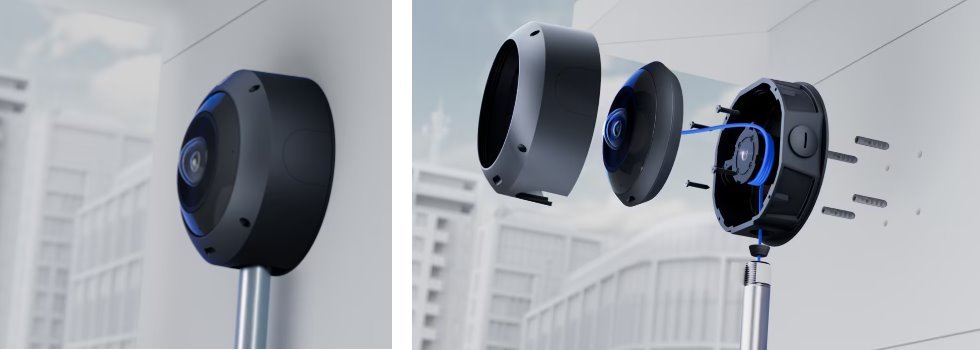 Ubiquiti držák/krabice AI 360 Junction Box - odolná krabice proti neoprávněné manipulaci pro kameru AI 360, černá