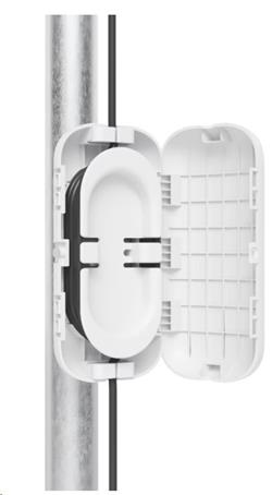Ubiquiti Fiber Strain Relief Kit, pole or wall-mountable enclosure
