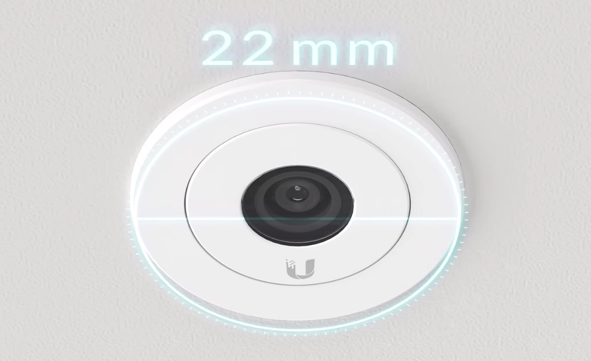 Ubiquiti IP kamera UniFi Protect UVC-AI-Theta indoor, 2 kamery 6 a 8Mpx, PoE napájení, LAN 1Gb