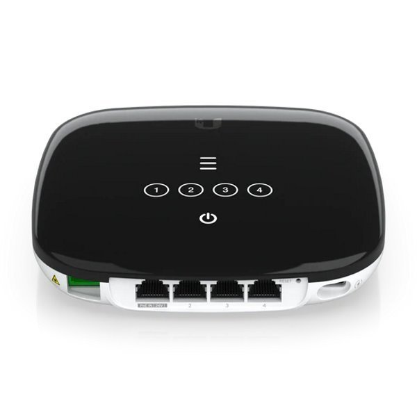Ubiquiti Klientská jednotka, Wi-Fi, 802.11ax, 4x Gbit RJ-45, GPON (SC/APC), černá