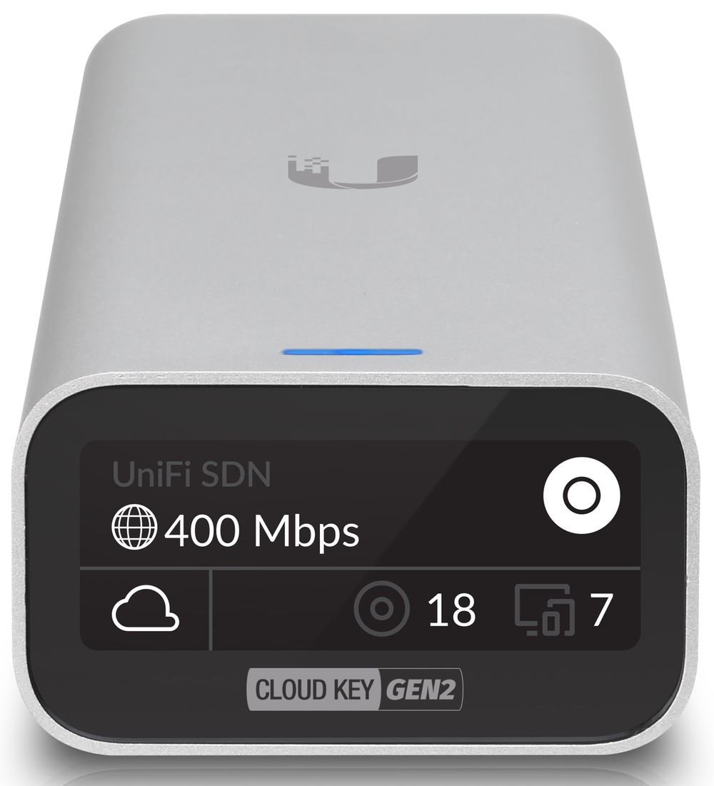 Ubiquiti Konzole UniFi UCK-G2 Controller Cloud Key, 1-Port Gigabit LAN, PoE, USB-C