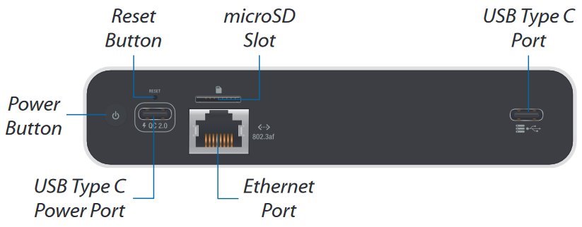 Ubiquiti Konzole UniFi UCK-G2-PLUS Cloud Key+, 1TB HDD, PoE, USB-C, RAM 3 Mb