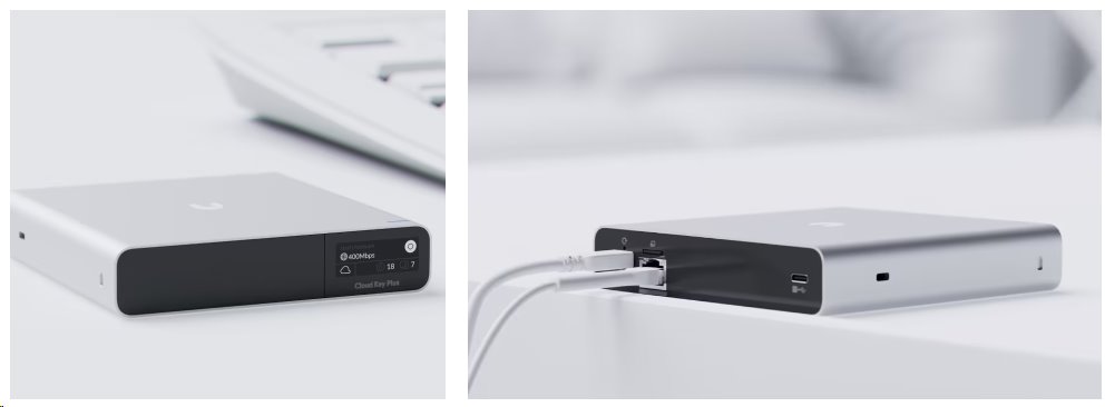 Ubiquiti Konzole UniFi UCK-G2-SSD Cloud Key+, 1TB SSD, PoE, USB-C, RAM 3 Mb