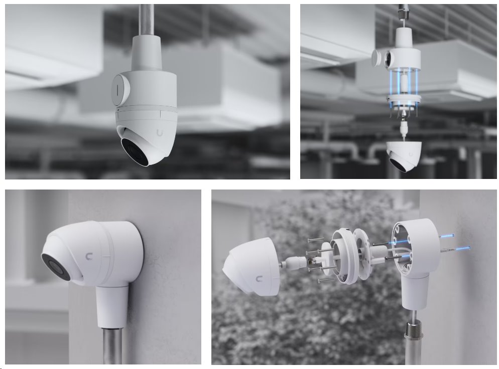 Ubiquiti krabice Compact Camera Junction Box - odolná krabice proti neoprávněné manipulaci pro kamery Unifi Ultra, bílá