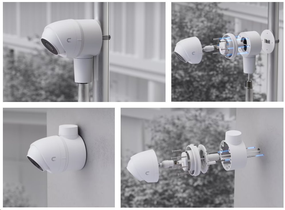 Ubiquiti krabice Compact Camera Junction Box - odolná krabice proti neoprávněné manipulaci pro kamery Unifi Ultra, bílá