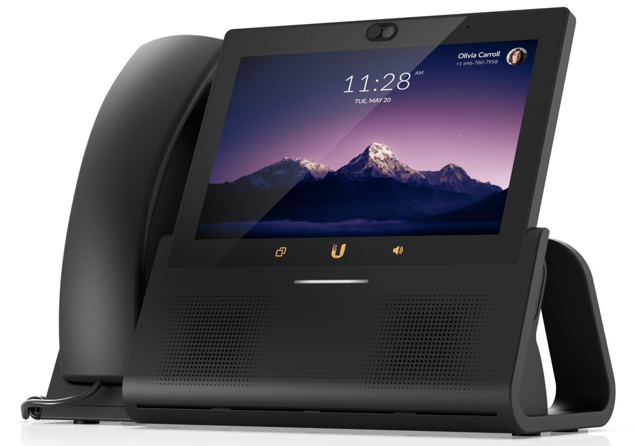 Ubiquiti Phone Touch Max (UTP-TouchMax), VOIP telefon, 7" HD dotyk.displej, 5MP kamera, 2x RJ-45, WiFi 5, BT 4.2,, PoE