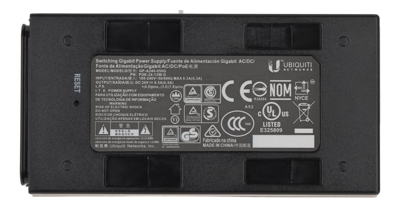 Ubiquiti PoE Injektor 24-12W, 24V/0.5A (12W)