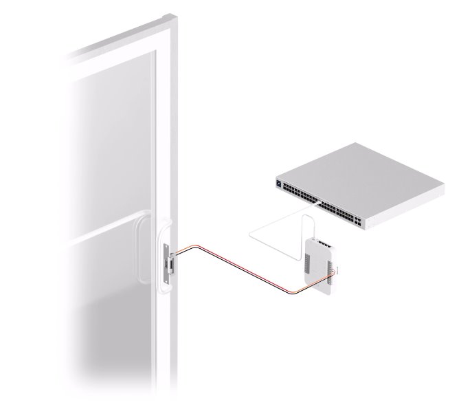 Ubiquiti Přístupový elektrický zámek, pro rozbočovač UniFi Access Hub, nosnost až 1200 kg
