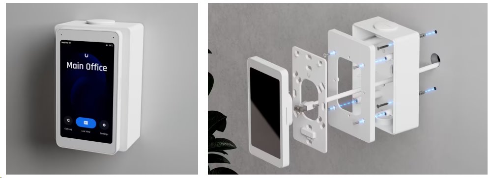 Ubiquiti Reader Junction Box White (UACC-Reader-JB-W) - držák s krytem na kabely, bílý, pro UA-G2/Interkom-Viewer/Ultra