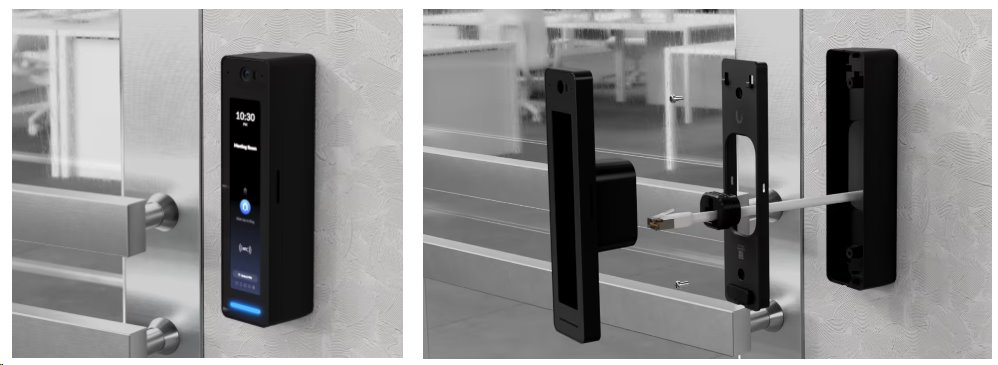 Ubiquiti Reader Pro Angle Mount Black (UACC-Reader-Pro-AM-B) - držák úhlový s krytem na kabely, černý, pro UA-G2-Pro