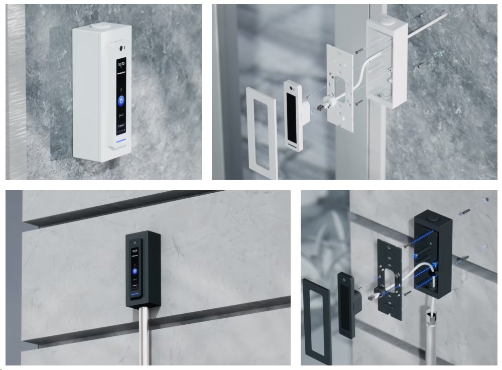 Ubiquiti Reader Pro Junction Box White (UACC-Reader-Pro-JB-W) - držák s krytem na kabely, bílý, pro UA-G2-Pro, Doorbell