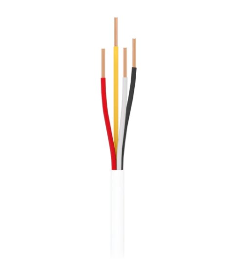 Ubiquiti Reléový kabel, dvoupárový, 4žilový, 18AWG, 22AWG, 152.4m, bílá
