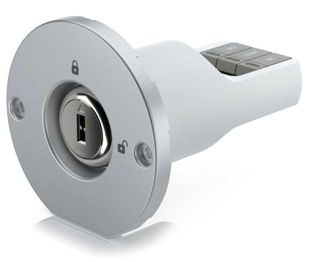 Ubiquiti Spínač, manuální, nouzový k otevírání dveří v případě poruchy systému, 2x klíč + příslušenství