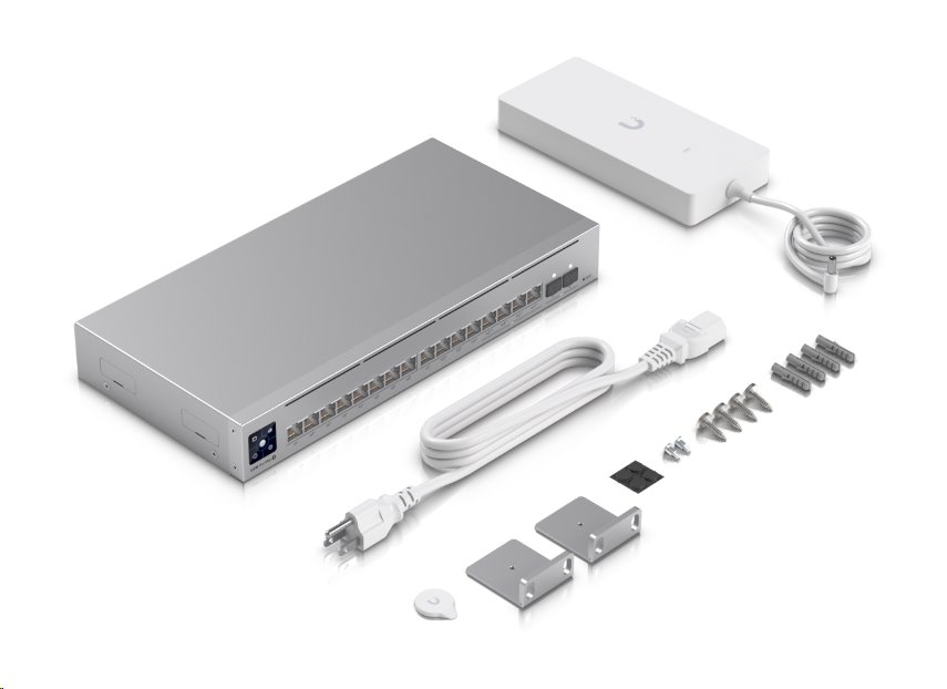 Ubiquiti Switch L3 UniFi Professional USW-Pro-Max-16-PoE, 16-Port PoE (4/12x 2.5/1) GbE, 2x 10Gb SFP+, PoE budget 180W