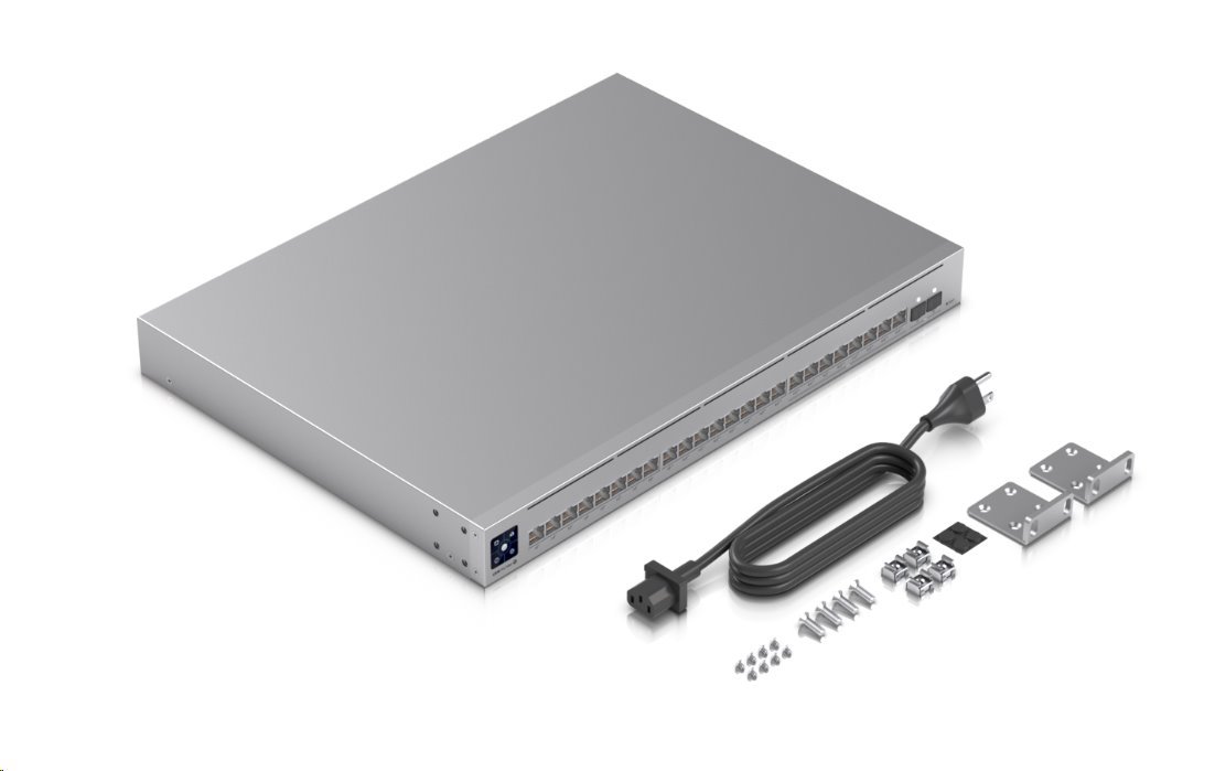 Ubiquiti Switch L3 UniFi Professional USW-Pro-Max-24-PoE, 24-Port PoE (8/16x 2.5/1) GbE, 2x 10Gb SFP+, PoE budget 400W