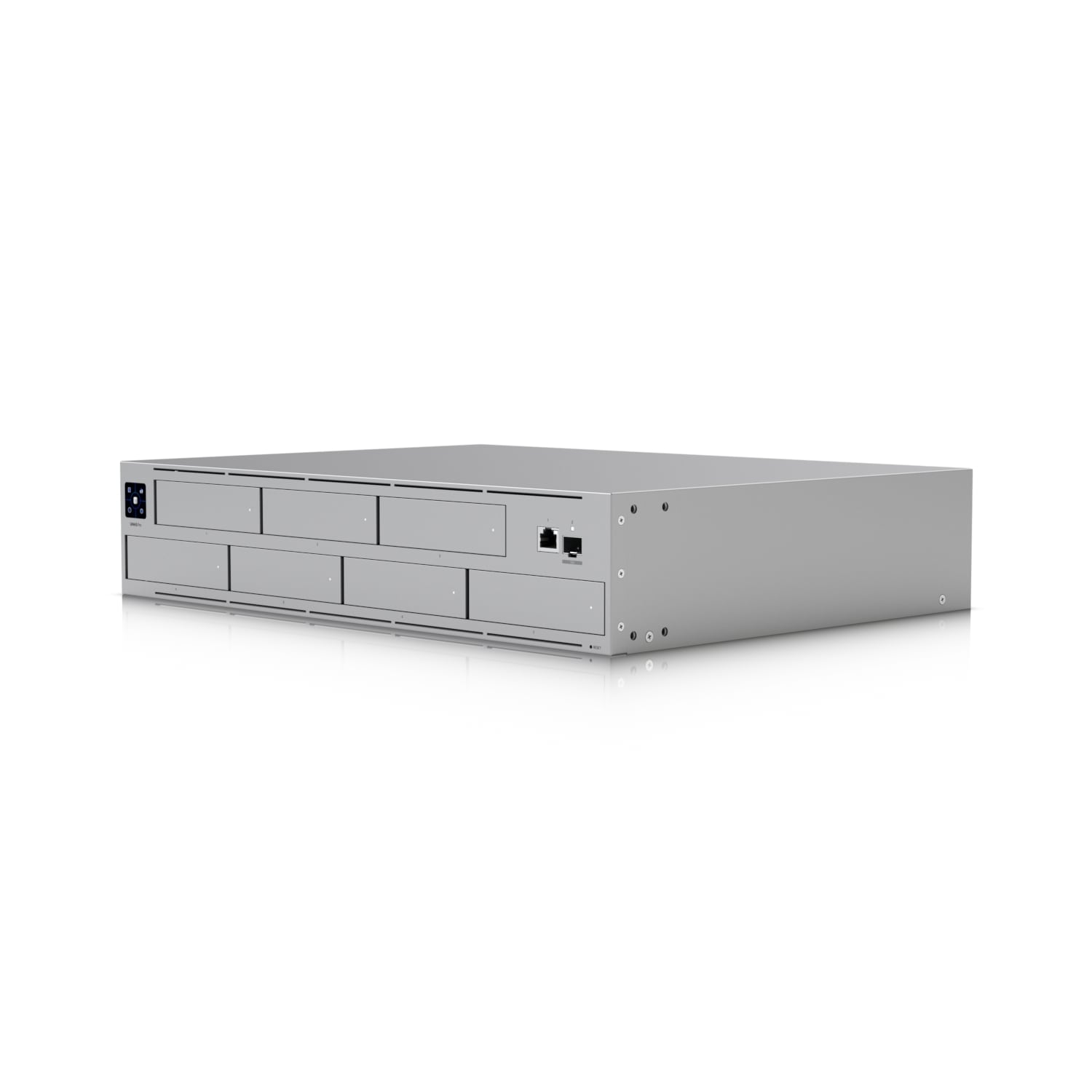 Ubiquiti UNAS Pro (UNAS-Pro) - 7-bay NAS, 1-Port 10G SFP+, 1-Port Gigabit RJ45, Rackmount 2U