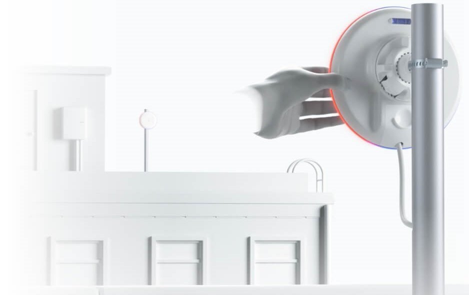 Ubiquiti UniFi Building Bridge UBB, 60/5 GHz, 17.2dBi, rychlost 1700/866 Mb, LAN 1Gb, GPS, PoE