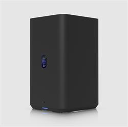 Ubiquiti UniFi dvoušachtové síťové úložiště NAS, 2.5 GbE, USB-C, černé provedení