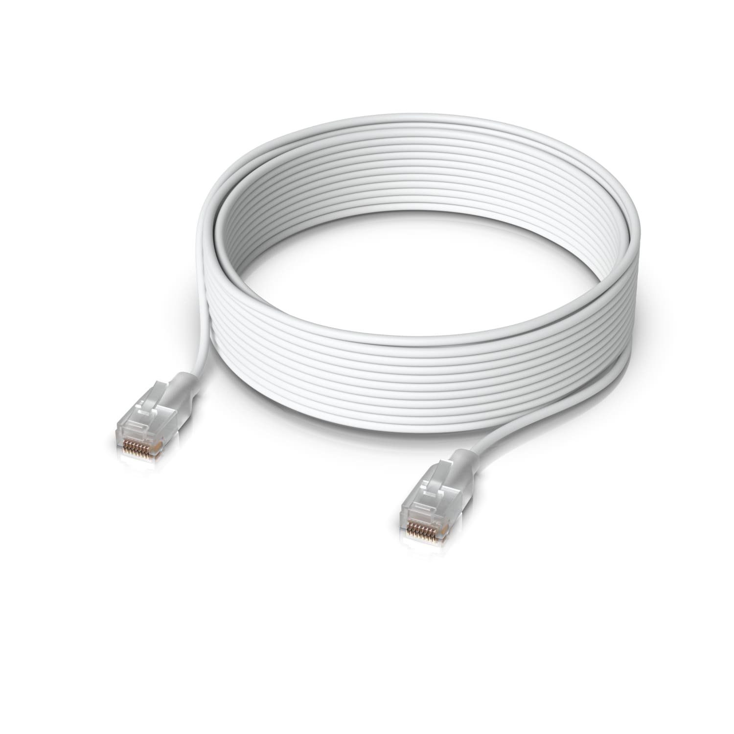 Ubiquiti UniFi Etherlighting Patch Cable 12m (UACC-Cable-Patch-EL-12M-W) - 12m, Cat.6, 2.5Gbps, bílý