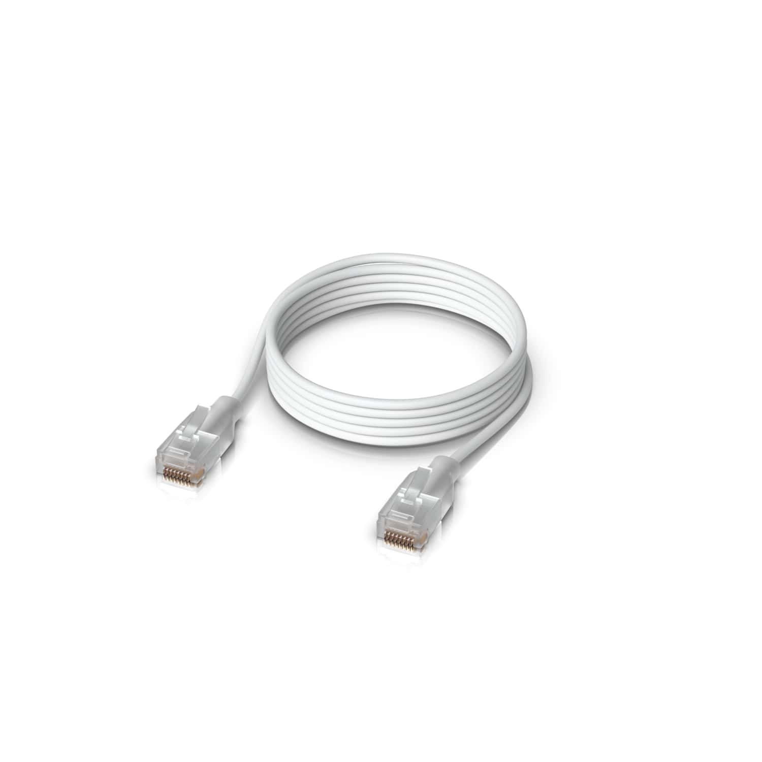 Ubiquiti UniFi Etherlighting Patch Cable 1m (UACC-Cable-Patch-EL-1M-W) - 1m, Cat.6, 2.5Gbps, bílý