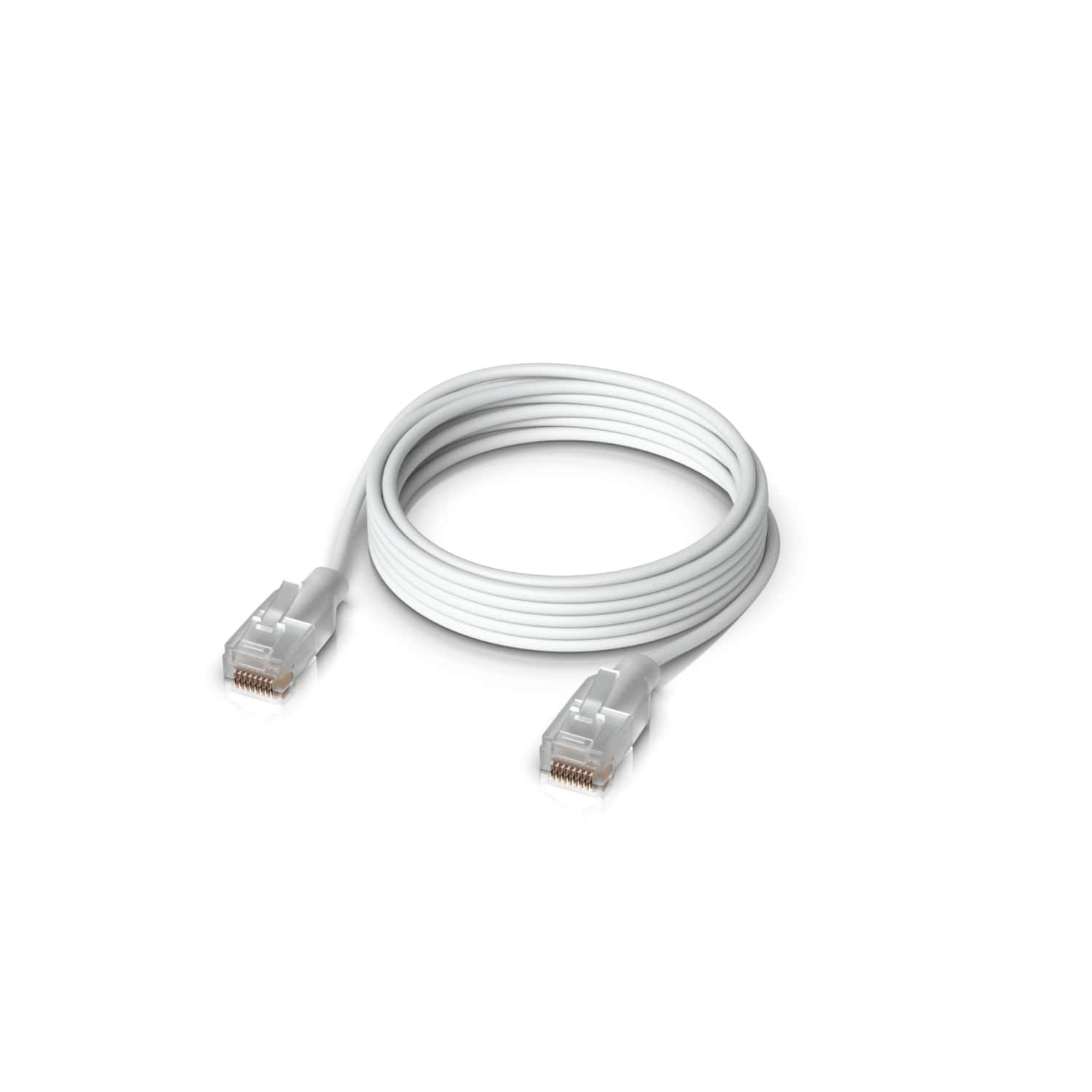 Ubiquiti UniFi Etherlighting Patch Cable 2m (UACC-Cable-Patch-EL-2M-W) - 2m, Cat.6, 2.5Gbps, bílý