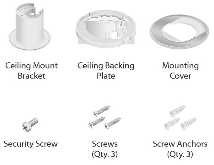 Ubiquiti UniFi G3 Flex Ceiling Mount, stropní držák pro kamery G3 a G5 Flex