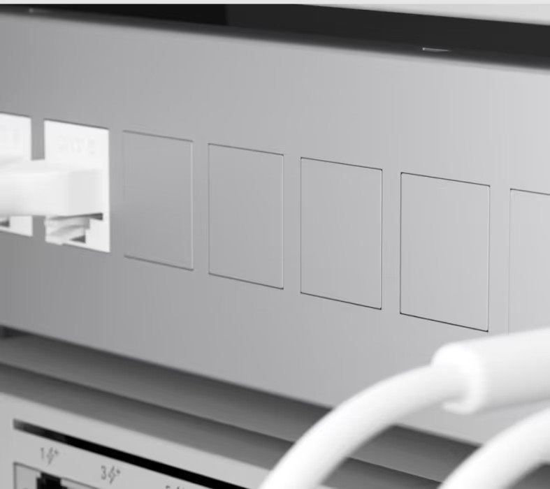 Ubiquiti UniFi Keystone Blank Insert, zaslepovací vložka do patch panelu, 24 ks