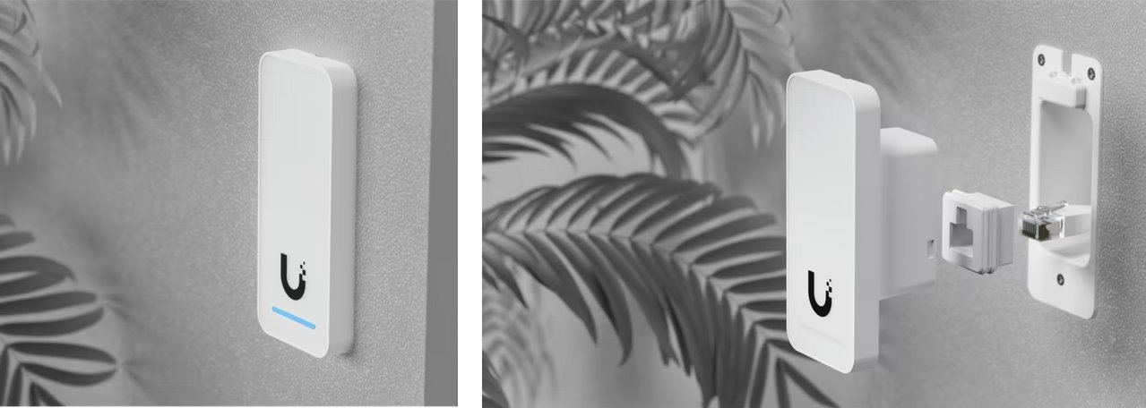 Ubiquiti UniFi Přístupová čtečka karet G2, NFC, PoE, IP55 rezistance, bílá