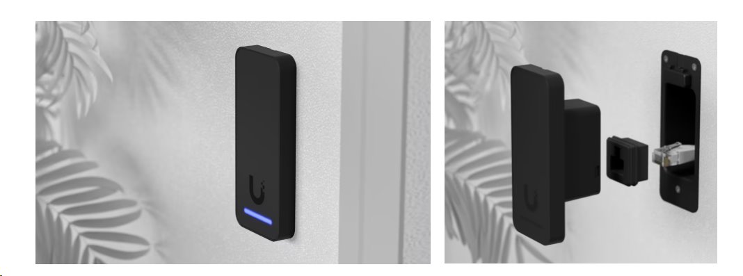 Ubiquiti UniFi Přístupová čtečka karet G2, NFC, PoE, IP55 rezistance, černá