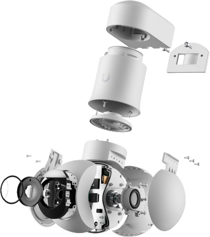 Ubiquiti UniFi Protect G5 PTZ – kompaktní PTZ kamera, bílá