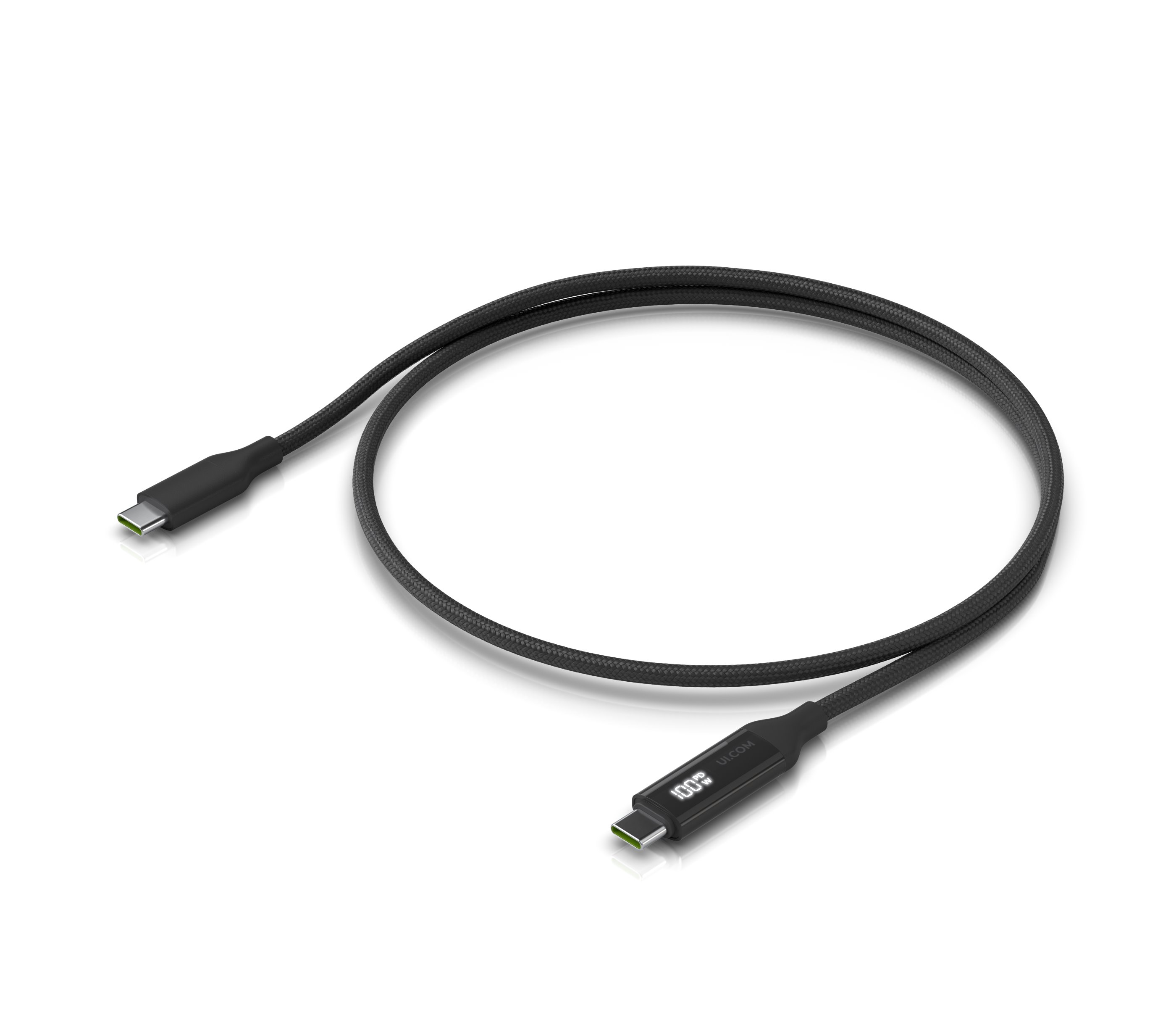 Ubiquiti USB-C Cable with Charge Display, 100W, 30cm