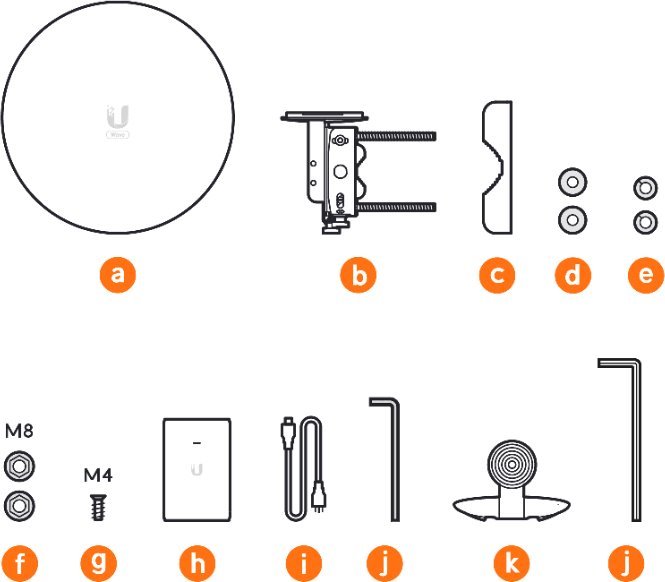Ubiquiti Wave Long-Range 60 GHz + 5 GHz, 2 Gbps max. Throughput, dosah až 8km, 1Gb RJ45 port, Integrated GPS & BT