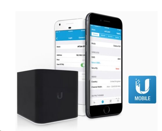 Ubiquiti WiFi AP/Router ACB-ISP AirCube, 2.4 GHz, 4 dBi, PoE-in + PoE-out