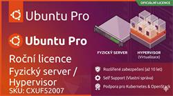 Ubuntu Pro (self support) - Fyzický server / Hypervisor - 1 roční licence