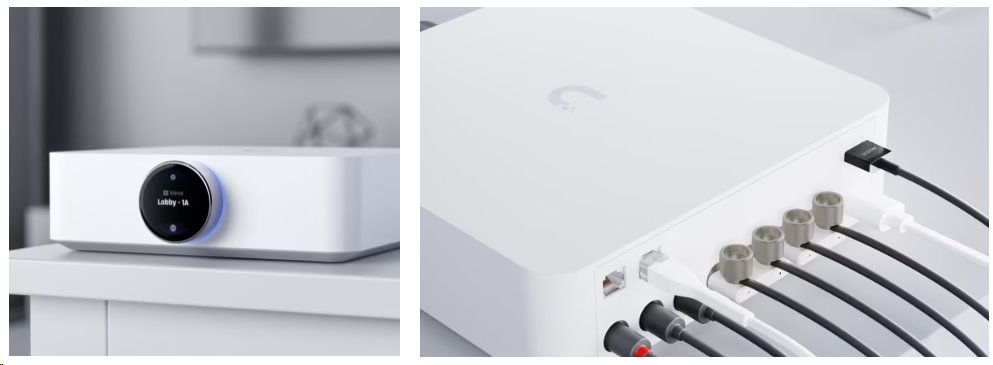 UniFi Play PowerAmp (UPL-Amp-W) - Prémiový výkonný audio zesilovač, 130W, 2x RCA, 1x HDMI, bílý