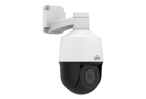 Uniview IP kamera otočná 1920x1080 (Full HD) až 30 sn/s, H.265, zoom 4x (105.2-29.32°), PoE, Mic., repro., Smart IR 50m