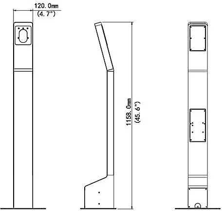Uniview nerezový stojan pro terminál OET-213H-BTS1