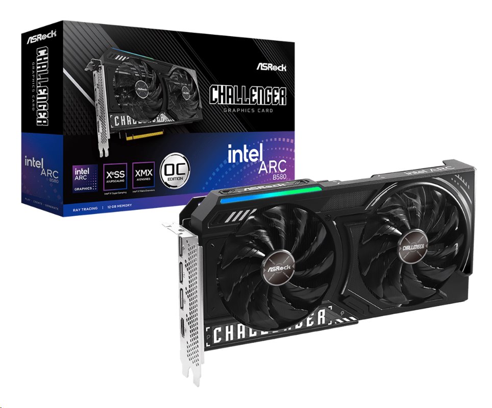 VGA Asrock Intel Arc B580 Challenger 12G OC GDDR6