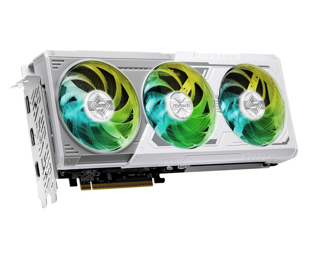 VGA Asrock Radeon RX 9060 XT Steel Legend 16GB OC GDDR6 White