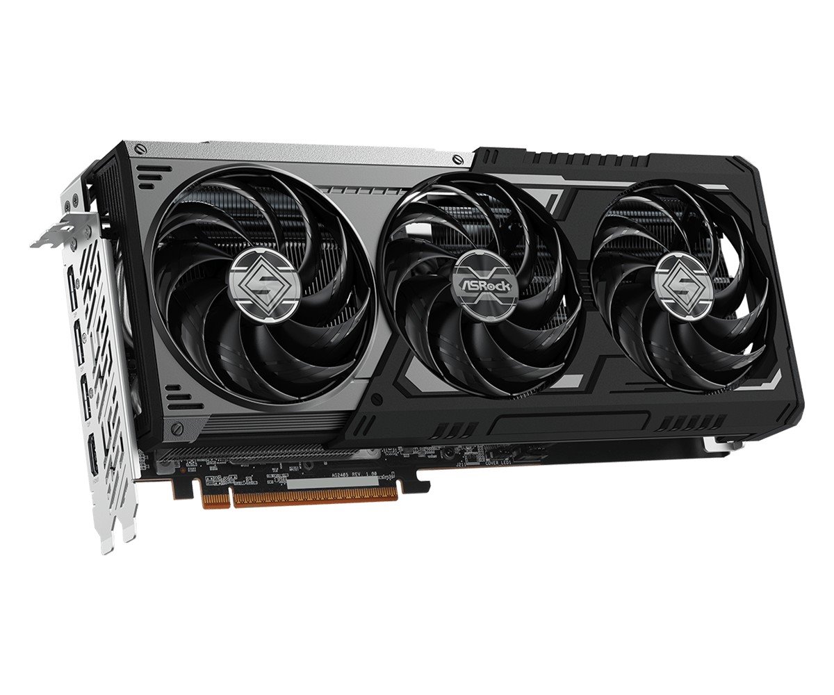VGA Asrock Radeon RX 9070 GRE Steel Legend Dark 12G OC GDDR6