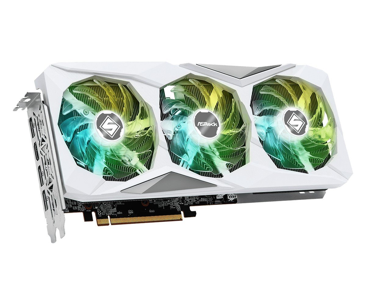 VGA Asrock Radeon RX7600 Steel Legend 8G OC GDDR6 White