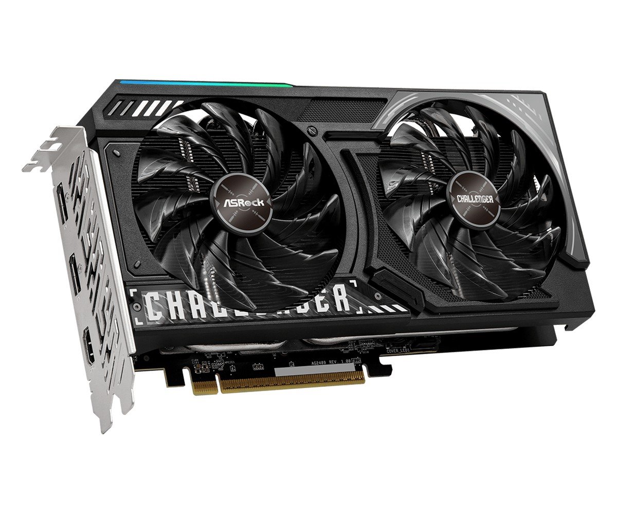 VGA Asrock Radeon RX9060 XT Challenger 16G OC GDDR6