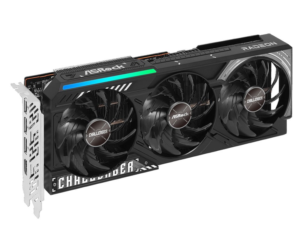 VGA Asrock Radeon RX9070 Challenger 16G GDDR6