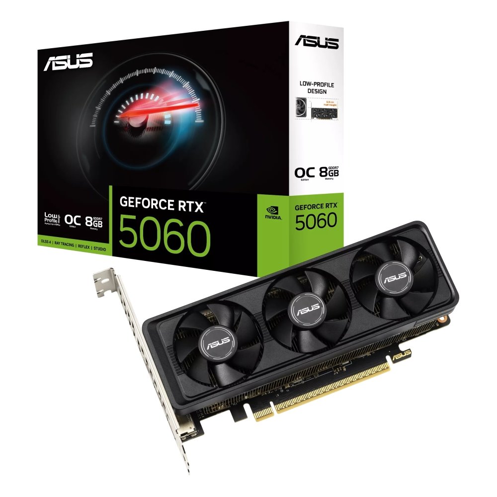 VGA ASUS GeForce RTX 5060 LP BRK 8GB GDDR7 OC