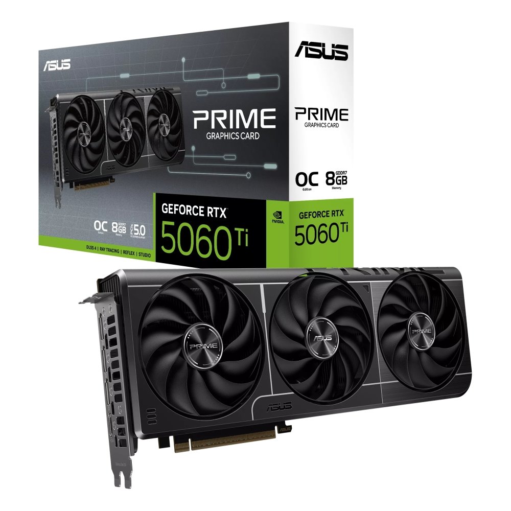 VGA ASUS Prime GeForce RTX 5060 Ti 8GB GDDR7 OC