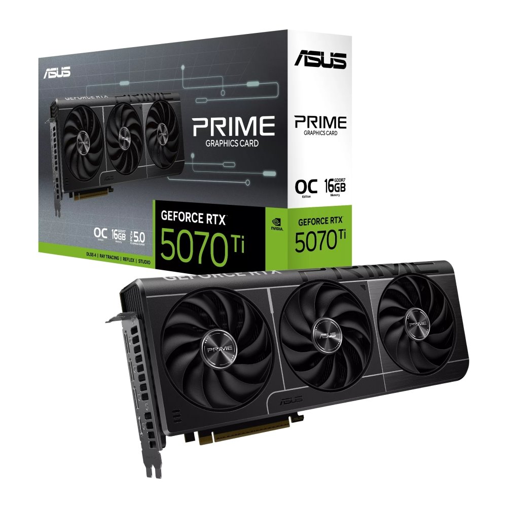 VGA ASUS Prime GeForce RTX 5070 Ti 16GB GDDR7 OC