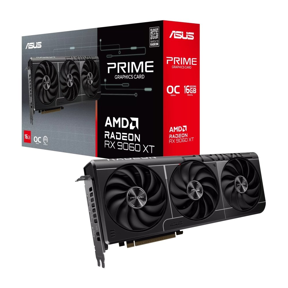 VGA ASUS Prime Radeon RX 9060 XT 16GB GDDR6 OC