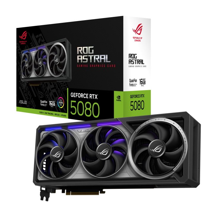 VGA ASUS ROG Astral GeForce RTX 5080 16GB GDDR7