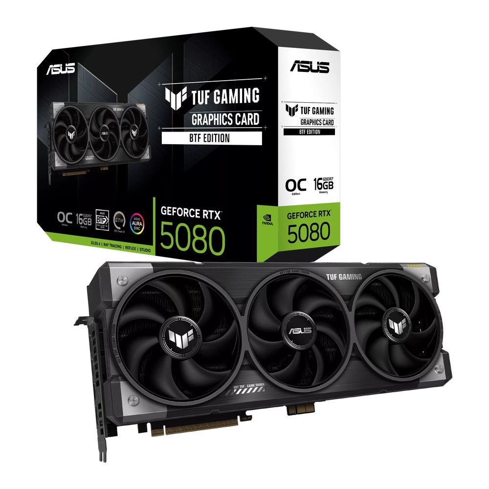 VGA ASUS TUF Gaming GeForce RTX 5080 BTF 16GB GDDR7 OC